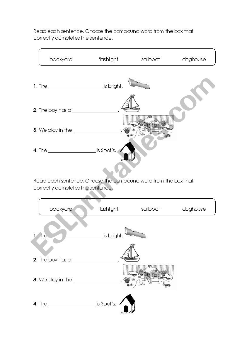 Compound Words worksheet