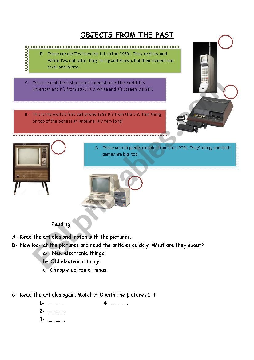 verb to be worksheet