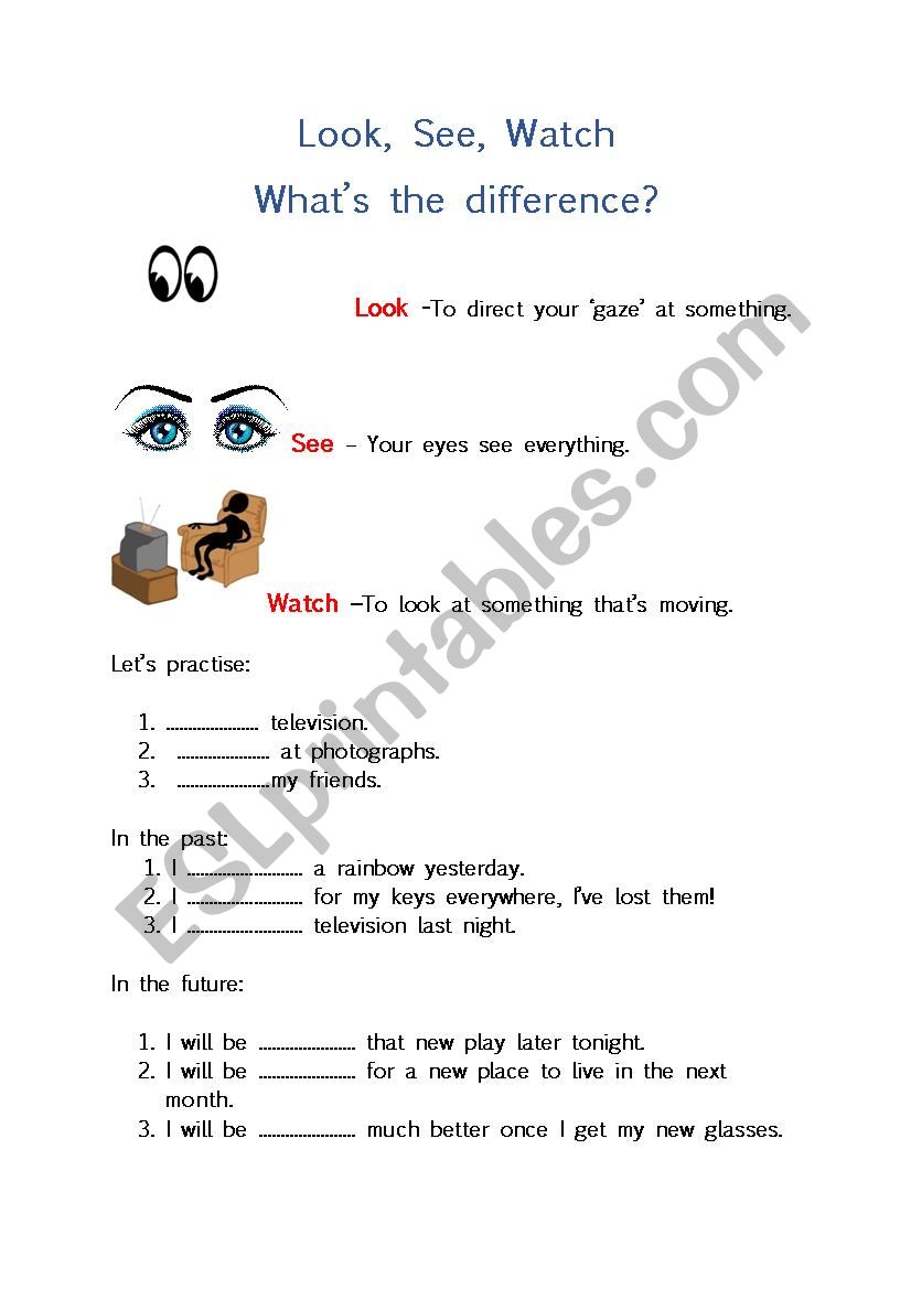 Look See Watch - whats the difference?