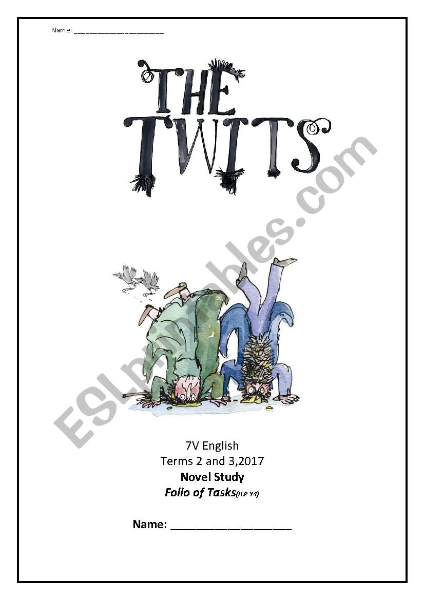 The Twits - Folio Booklet - Year 4-5