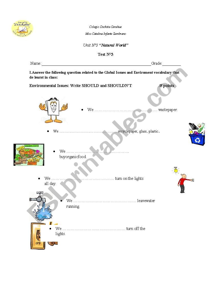 global issues worksheet