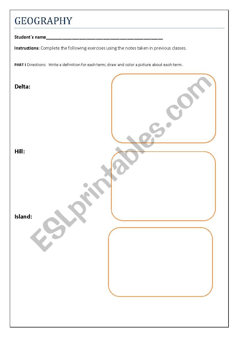 social studies worksheet