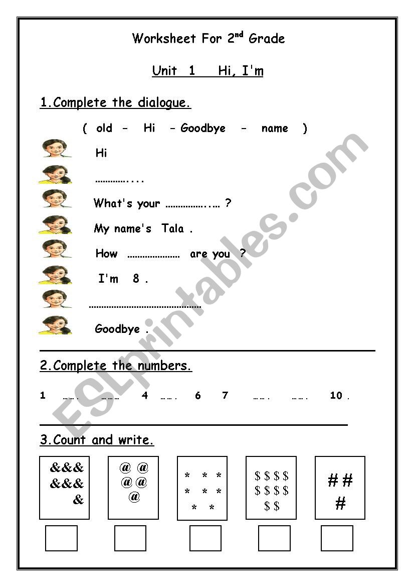 grade 2 worksheet worksheet