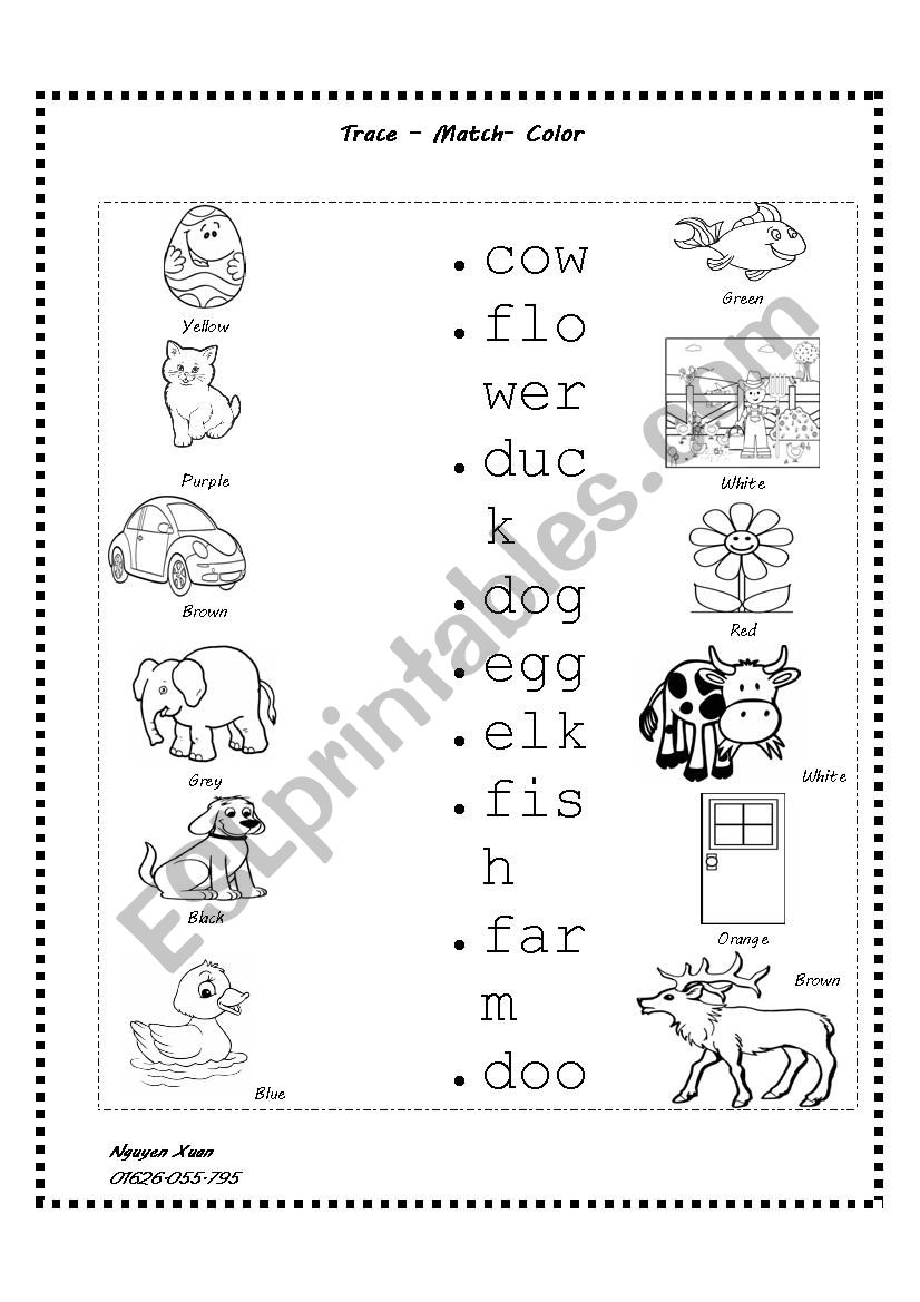 letters & sounds CDEF worksheet