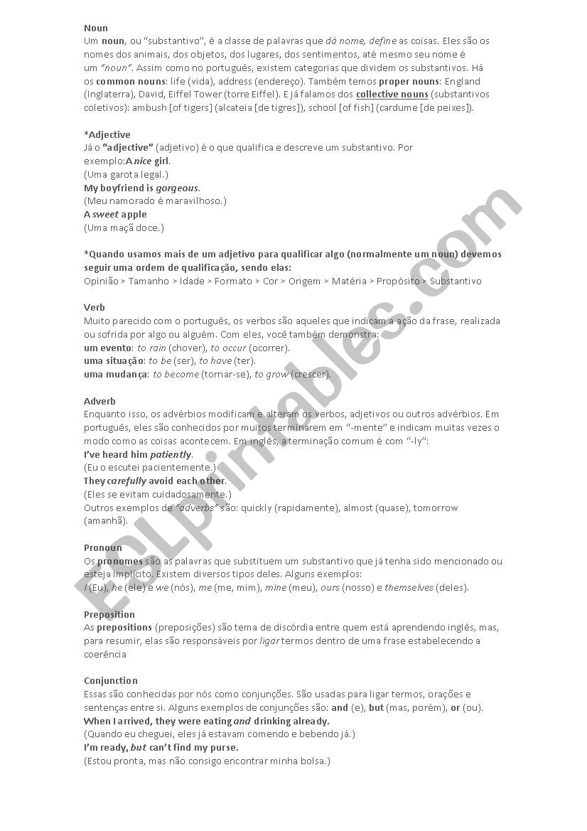 Phrase Structure - (Brazilian Students)