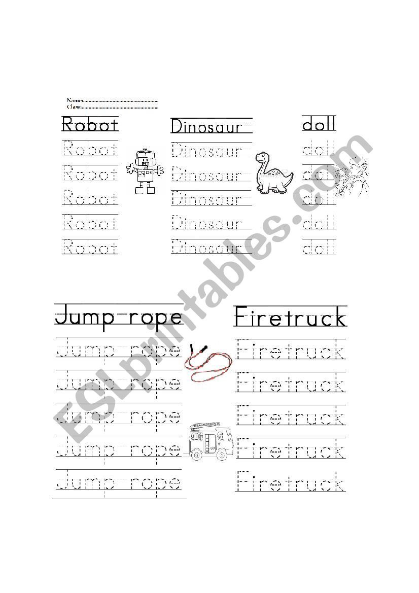 Supertots 2 unit 1 worksheet