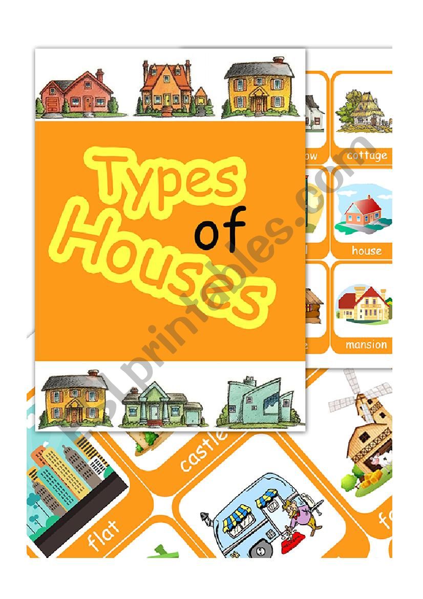 Types of Houses worksheet