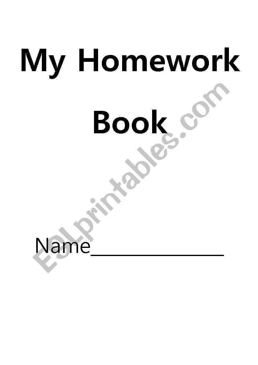Homework Book A-L worksheet