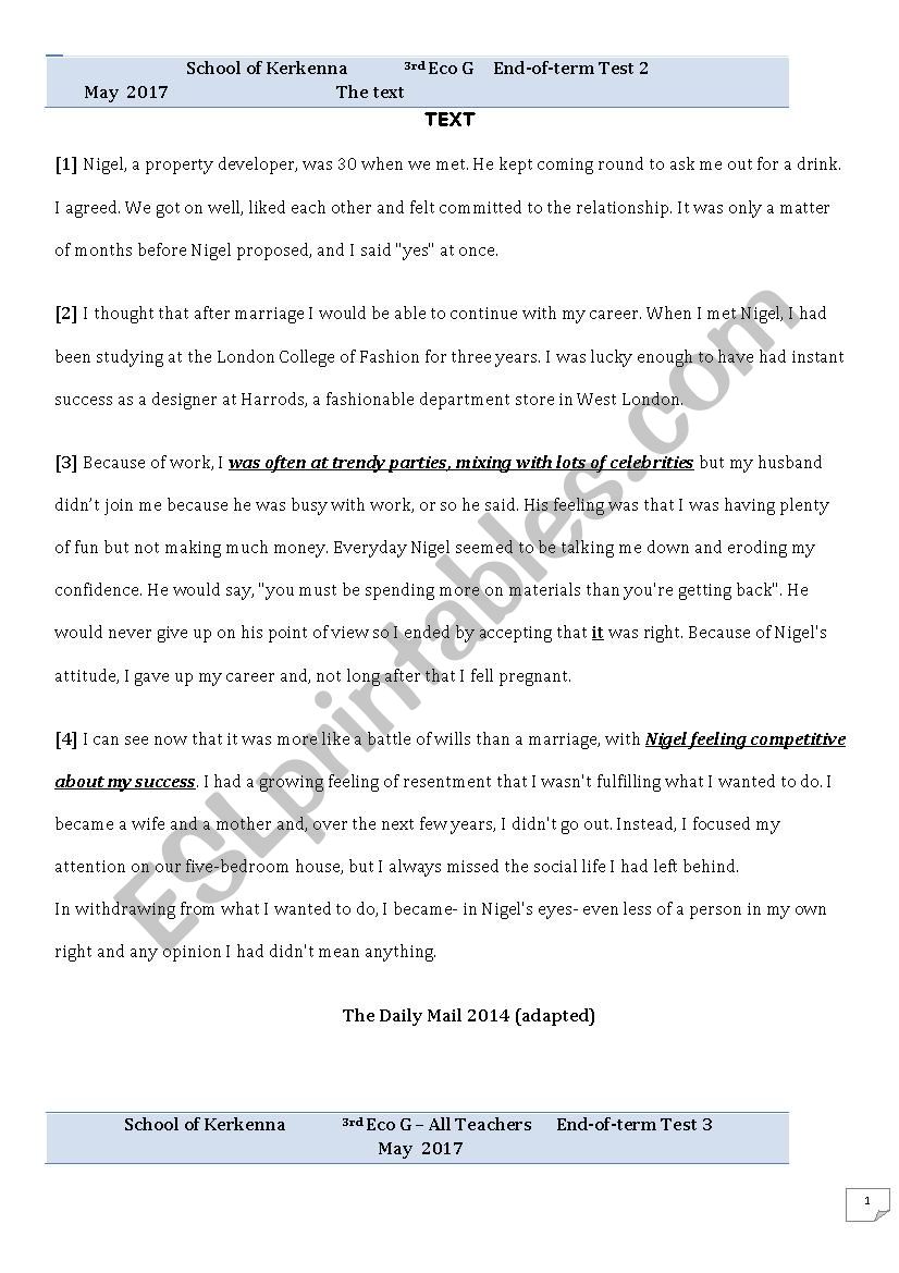 MAY 2017 worksheet