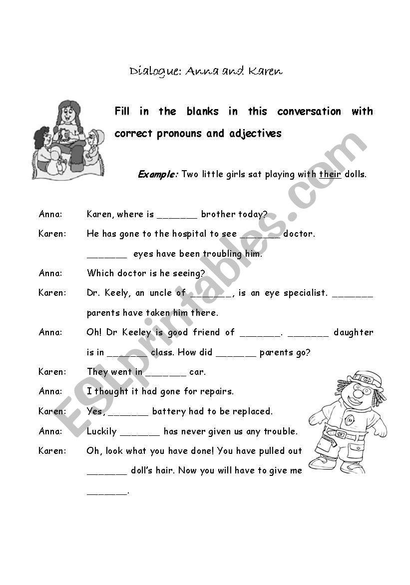 PRONOUNS worksheet