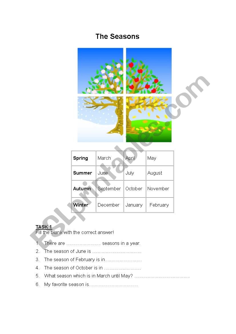 Fill in the Gap  worksheet