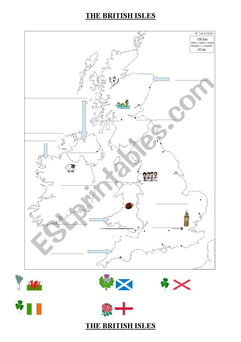 The British Isles worksheet