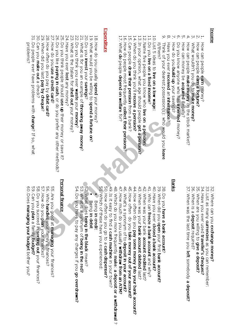 Account date worksheet