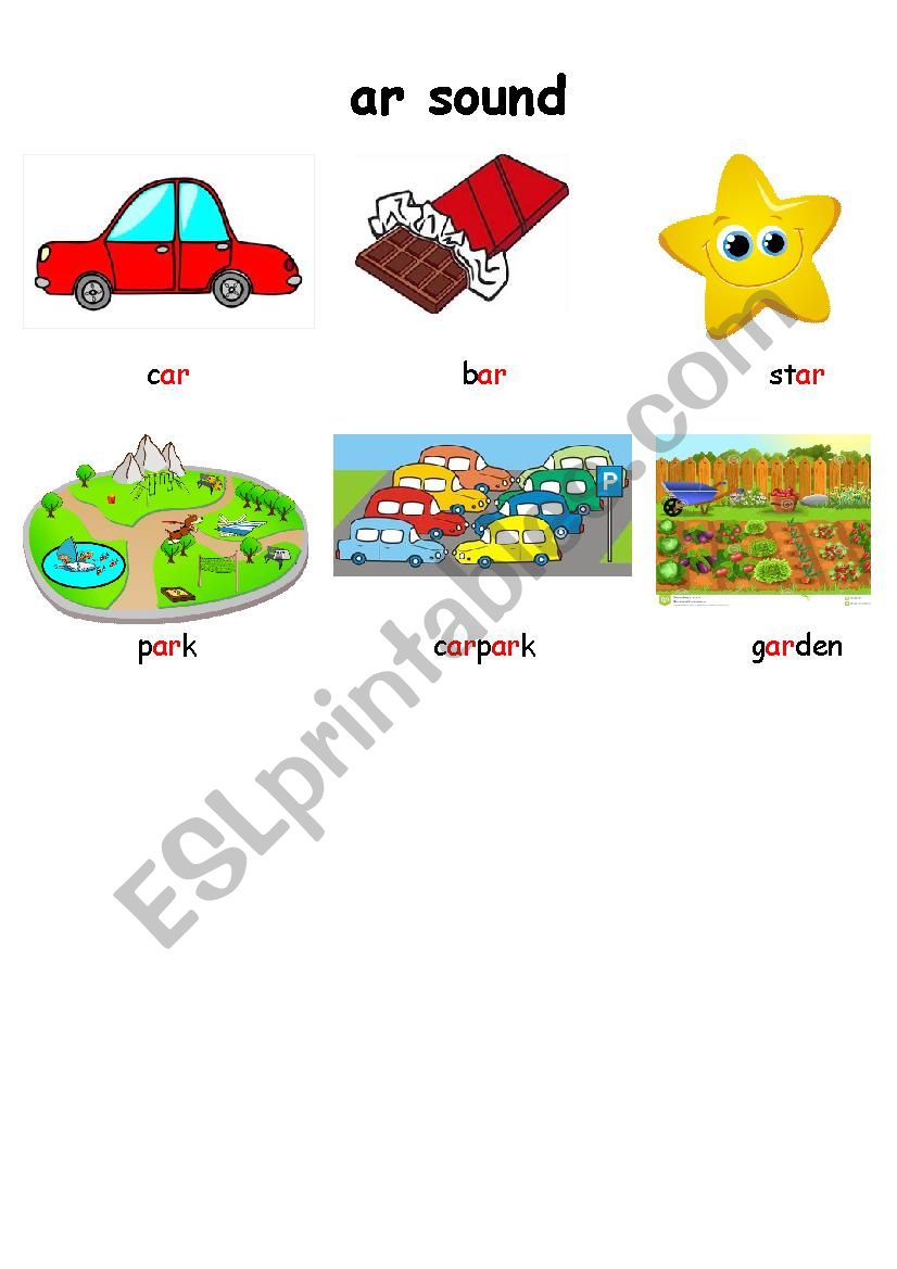 ar sound worksheet
