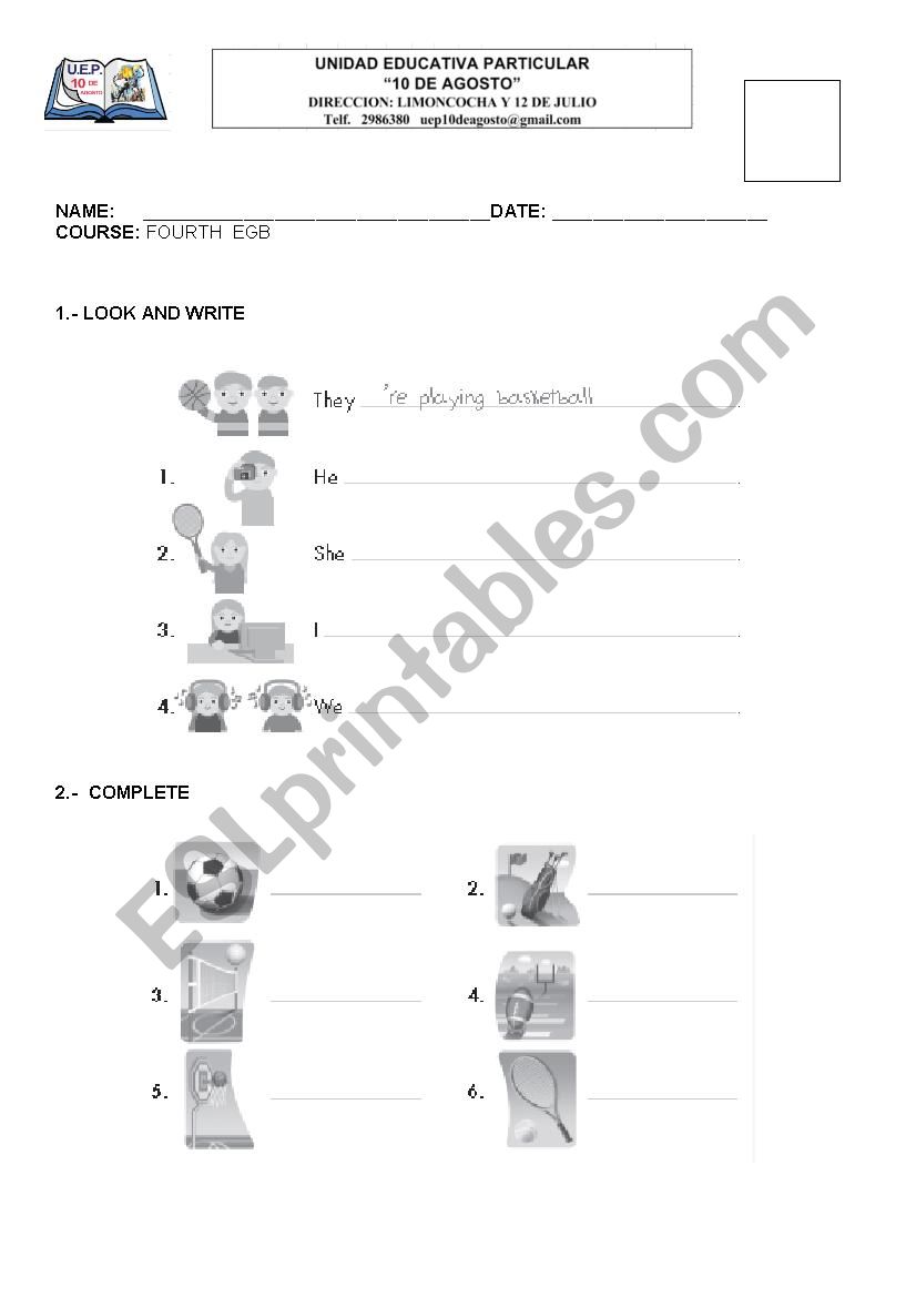 Activities sports profession and toy