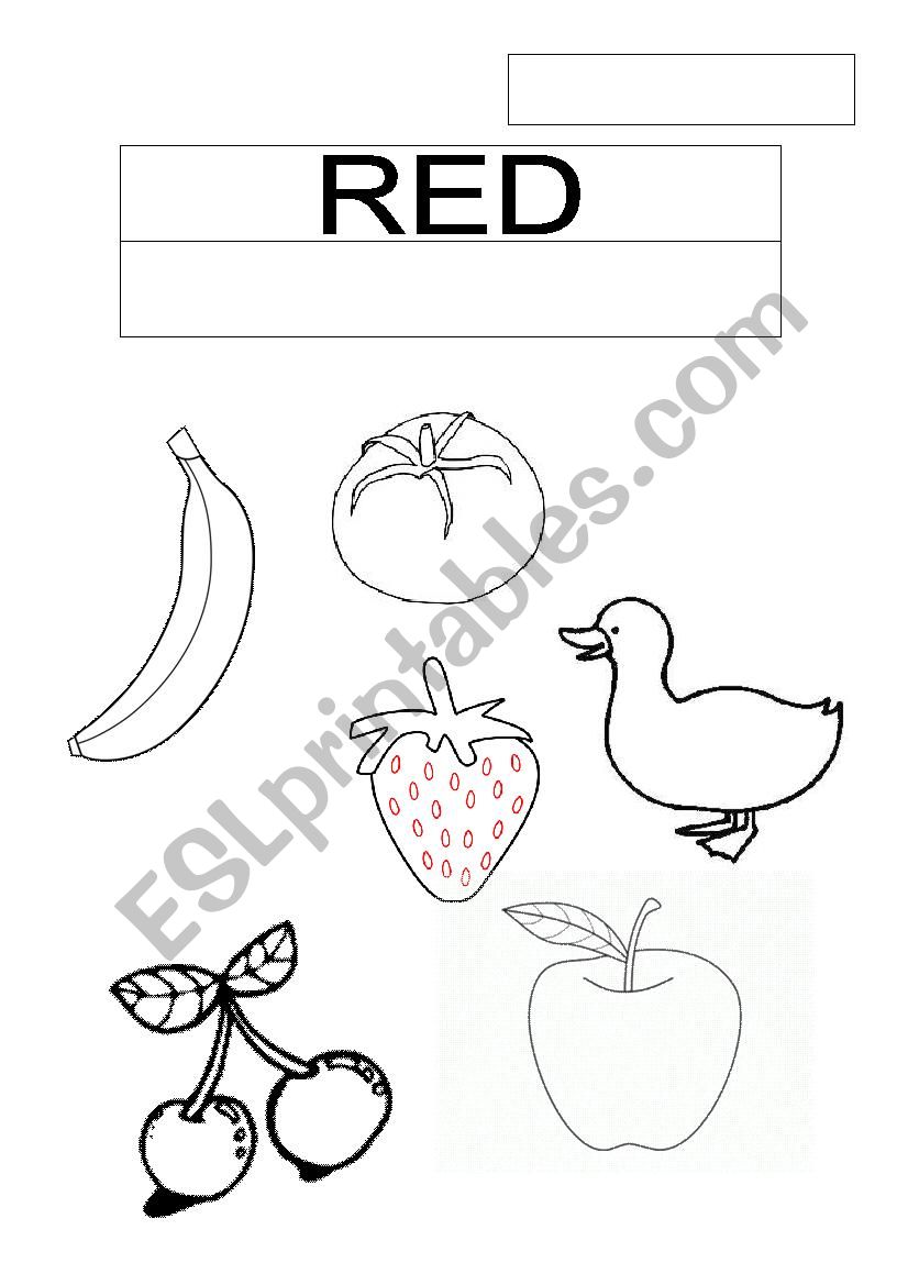 Red worksheet