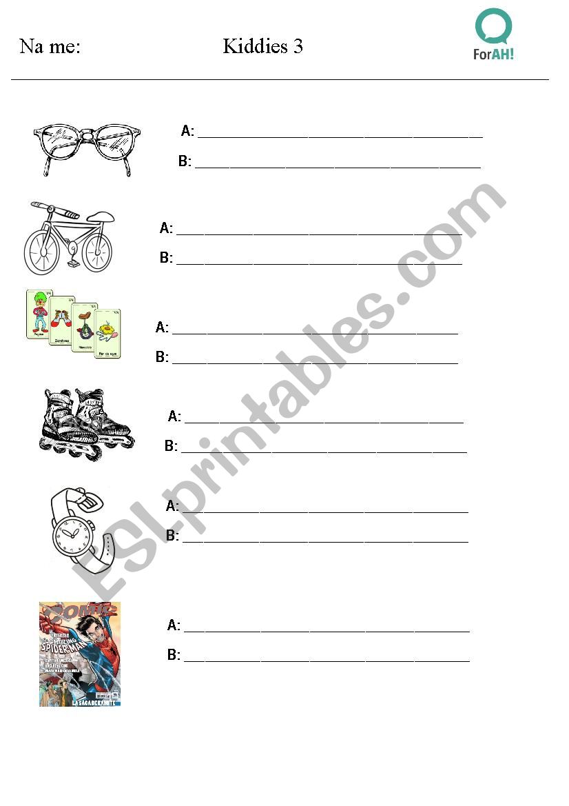 have you got...........? worksheet