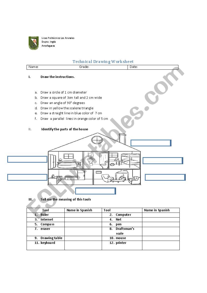 Technical Drawing Materials and orders