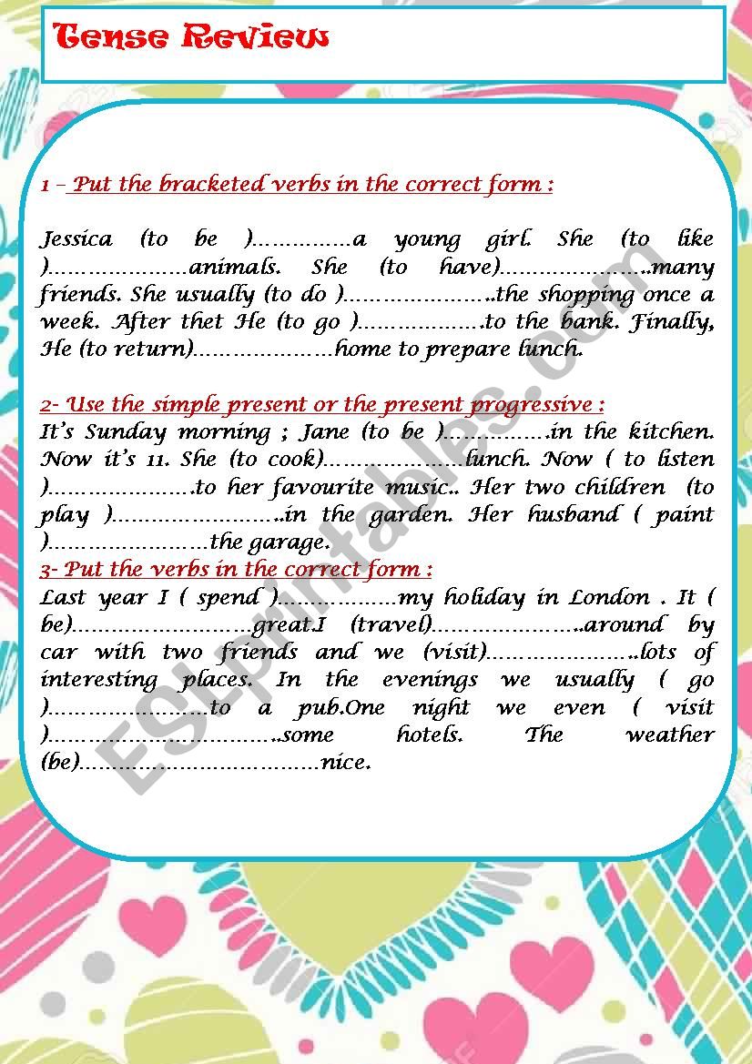 tense-review-esl-worksheet-by-ines-english