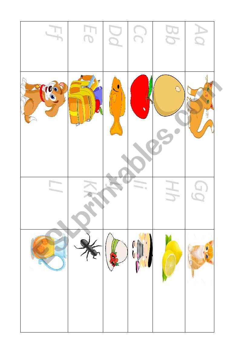 Alphabet worksheet