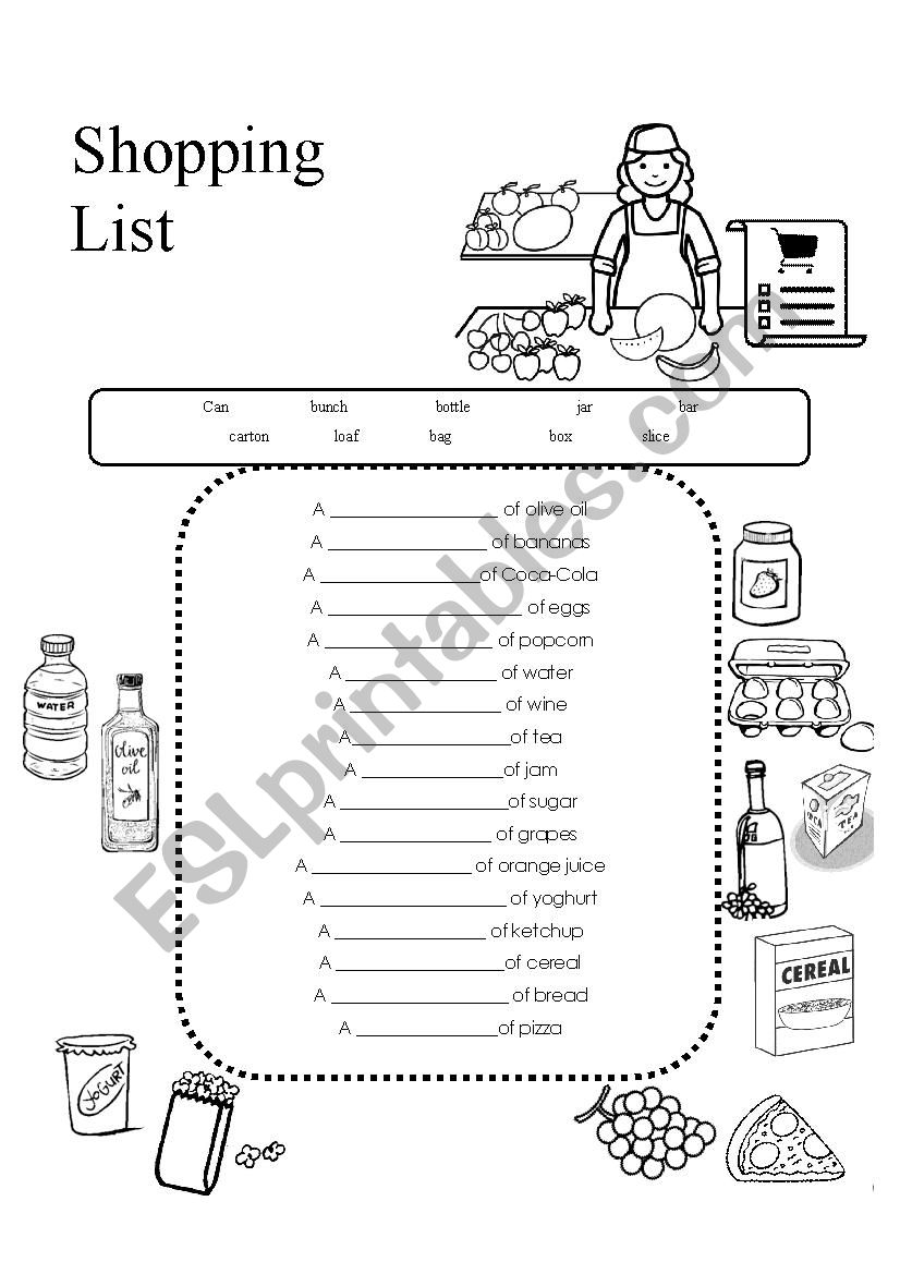 Containers Part 2 worksheet