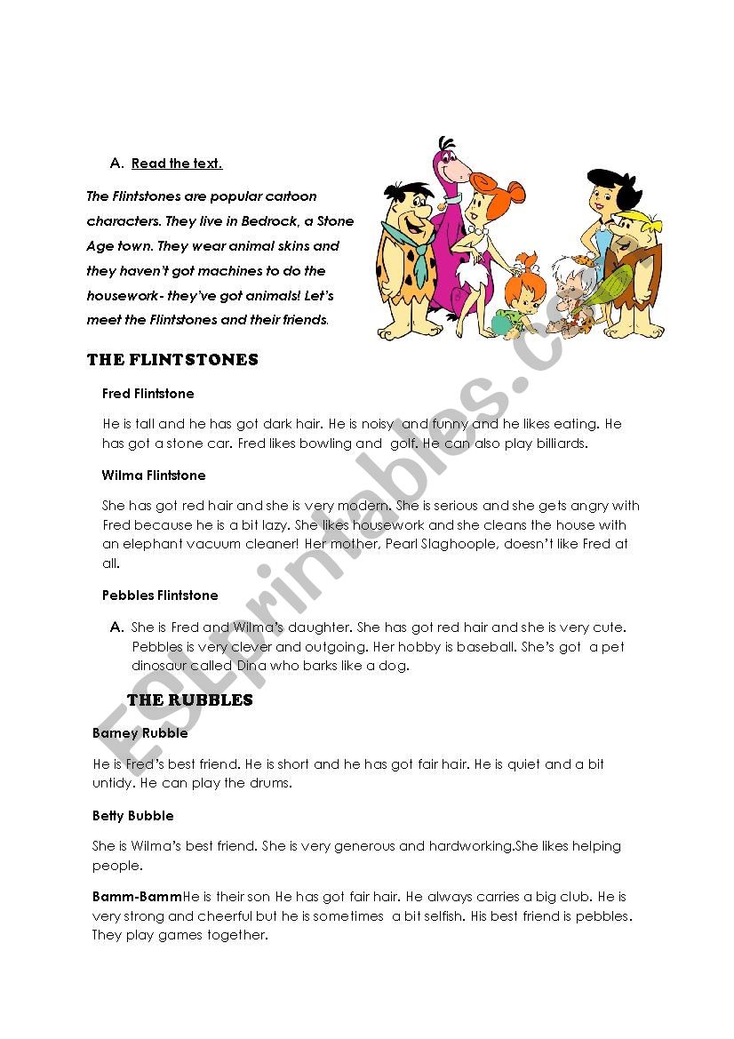 personality adjectives worksheet