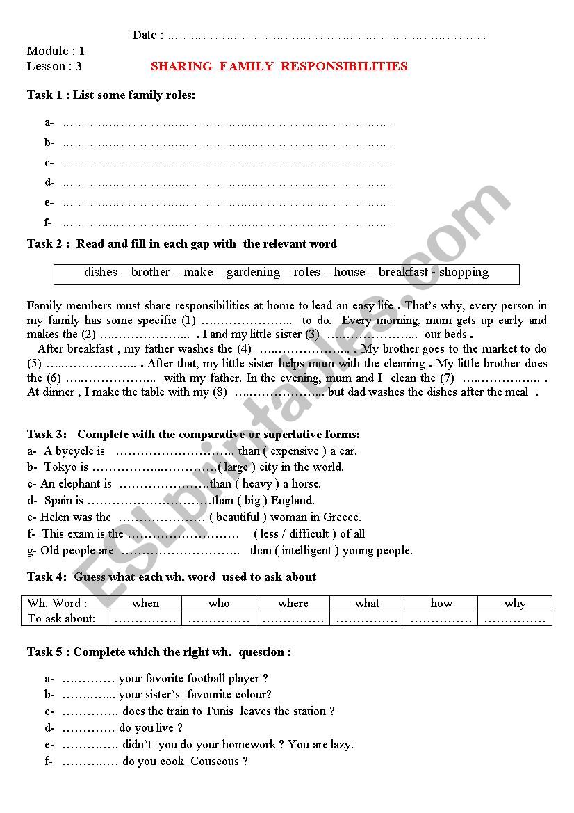 MODULE NONE LESSON 2 worksheet