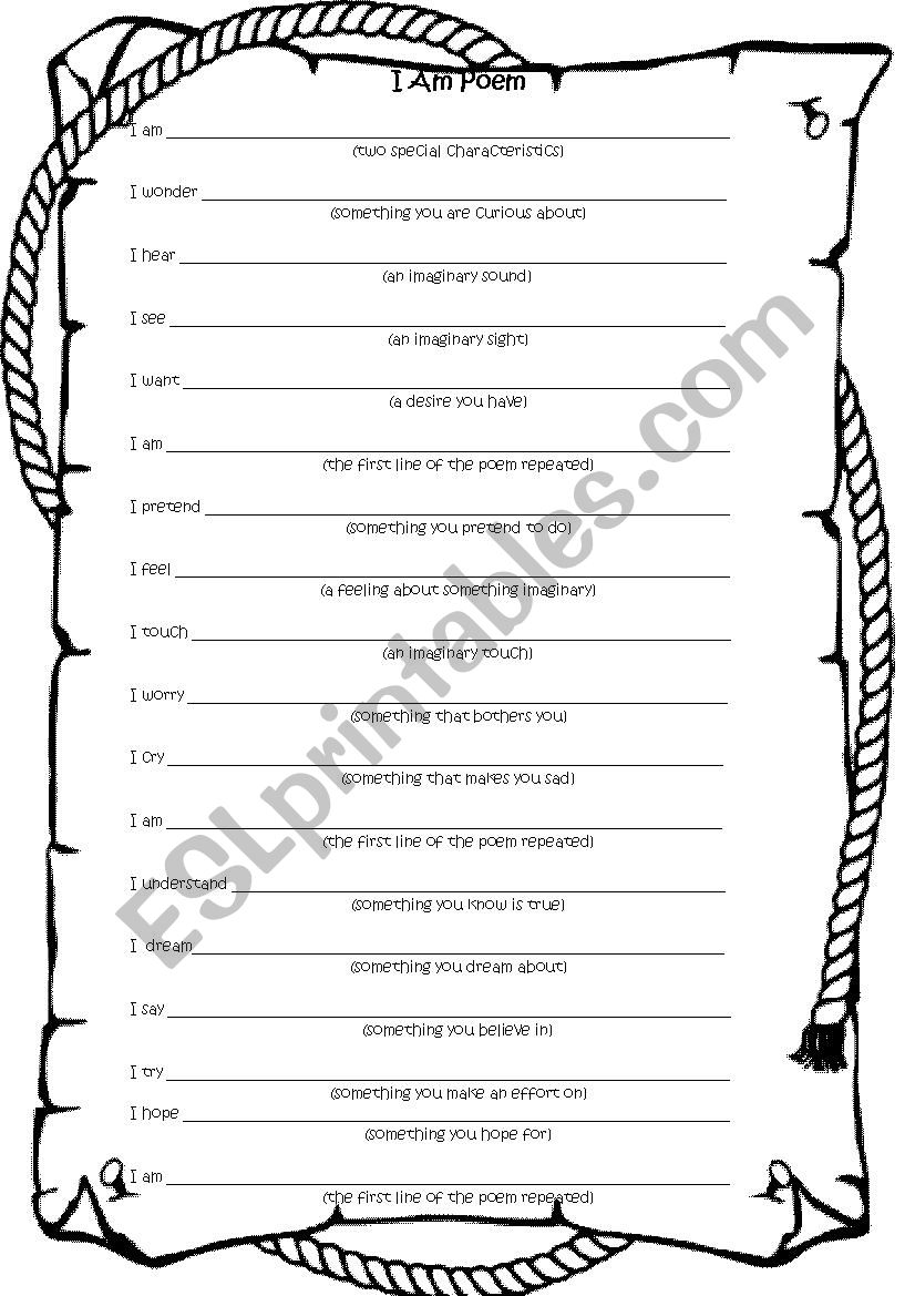 Icebreaking activity worksheet