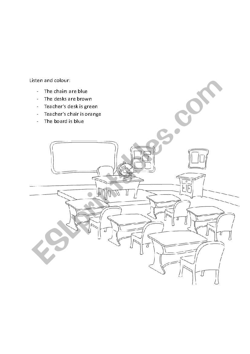 classroom worksheet