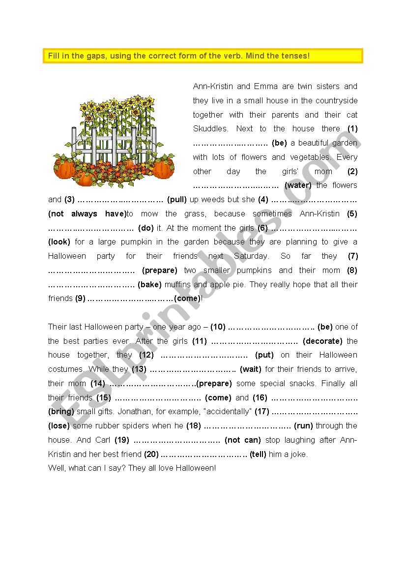 All Tenses (11) worksheet