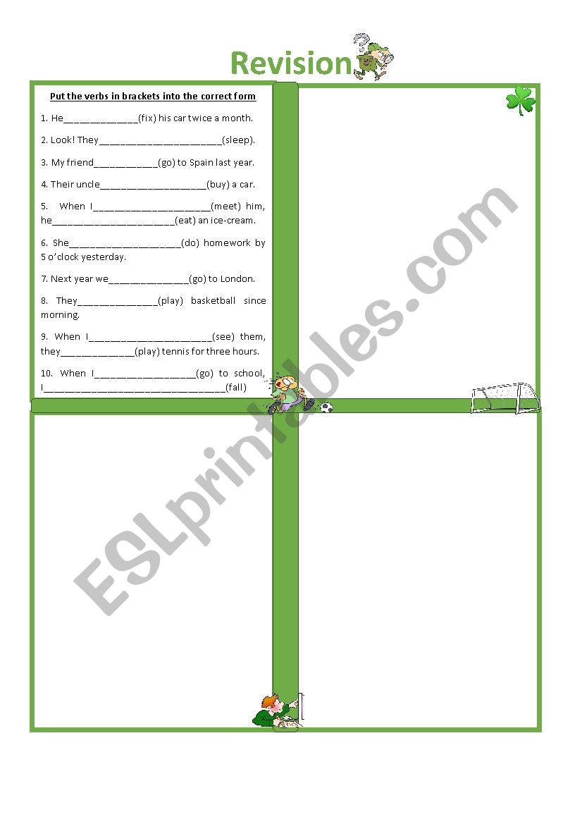 Revision (reported speech, passive voice, passive causative, verb tenses)