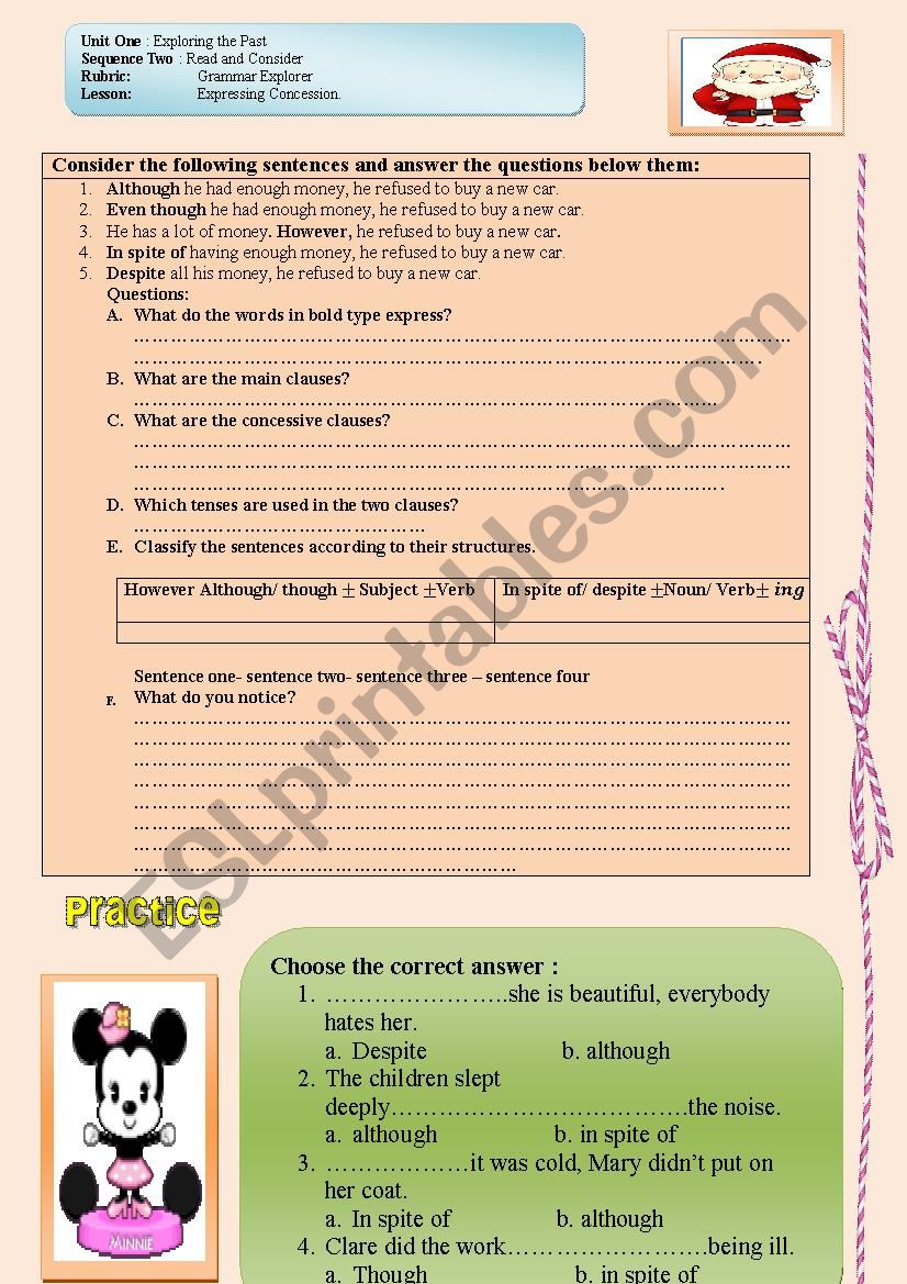 Vocabulary Explorer worksheet