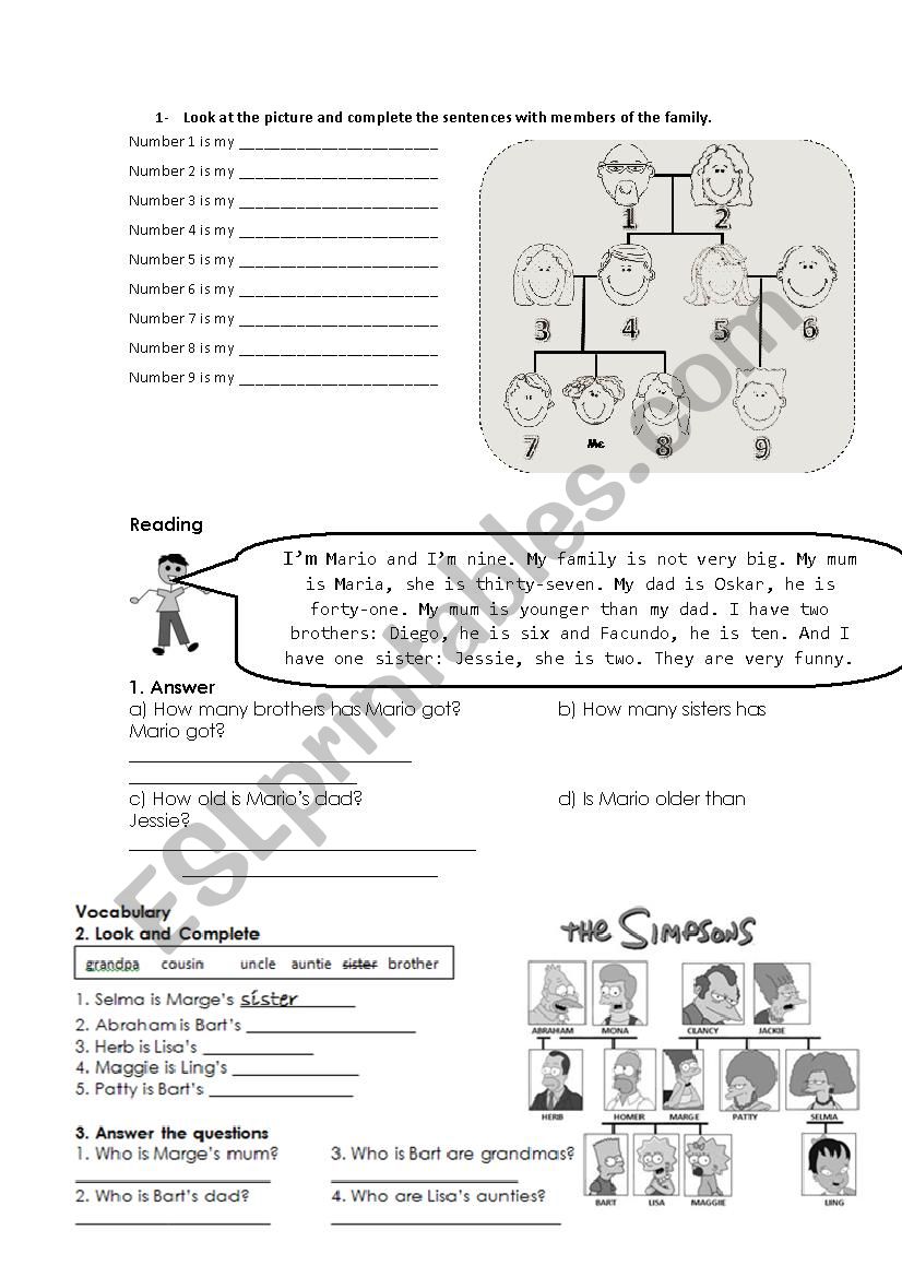 happy street 2_ unit 2 worksheet