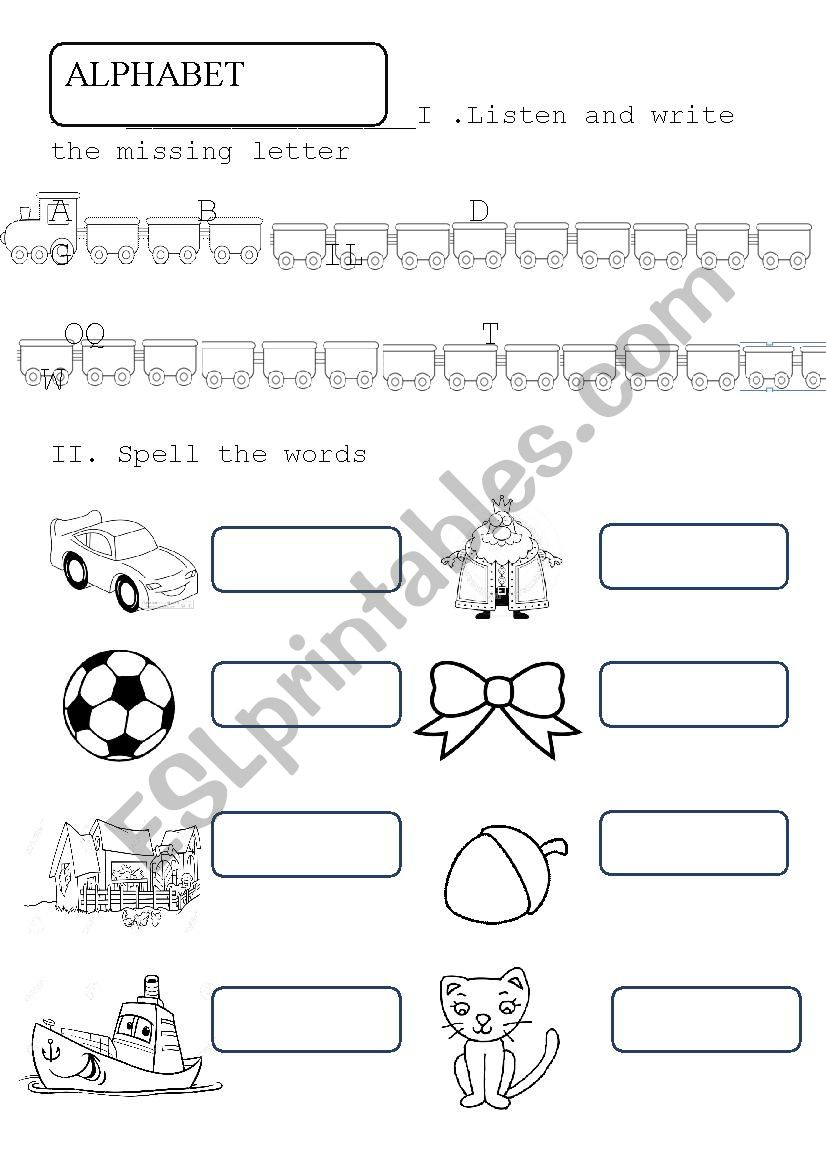 alphabet worksheet worksheet