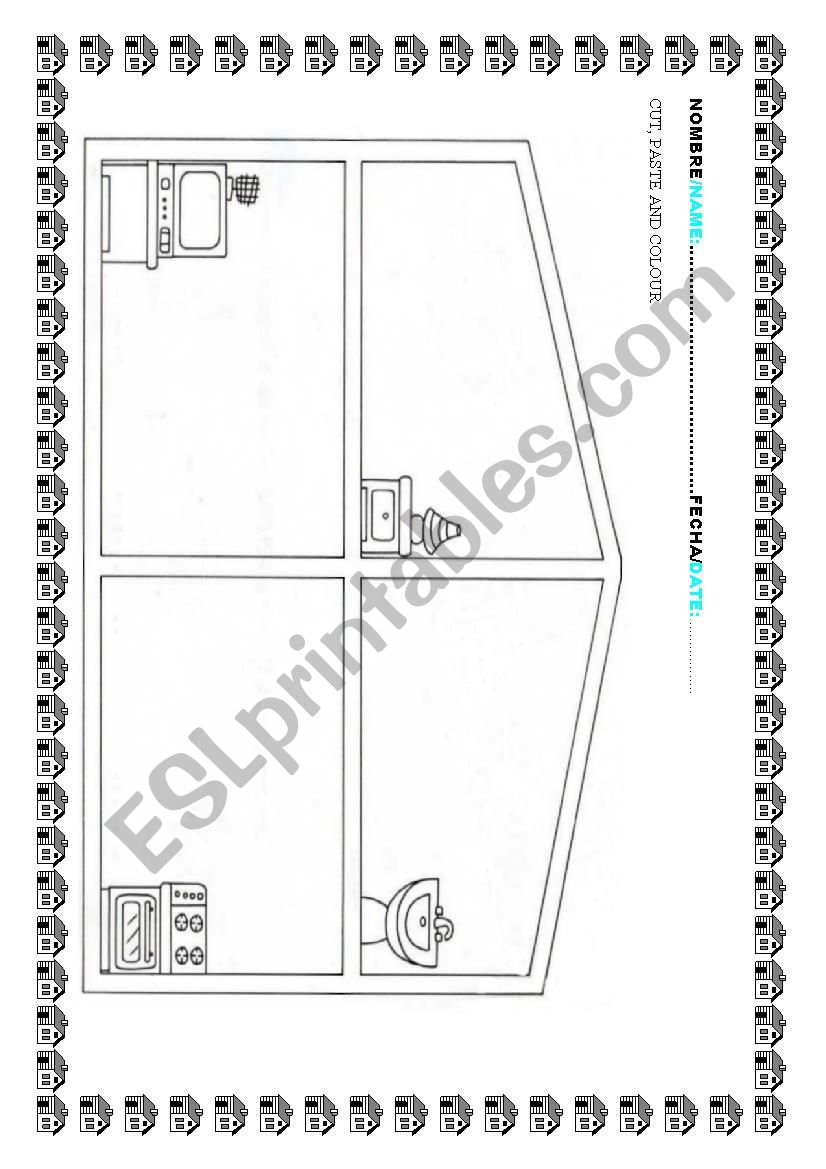 parts of the house worksheet