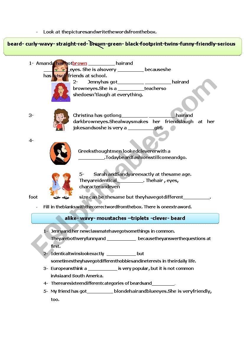 Vocabulary worksheet worksheet