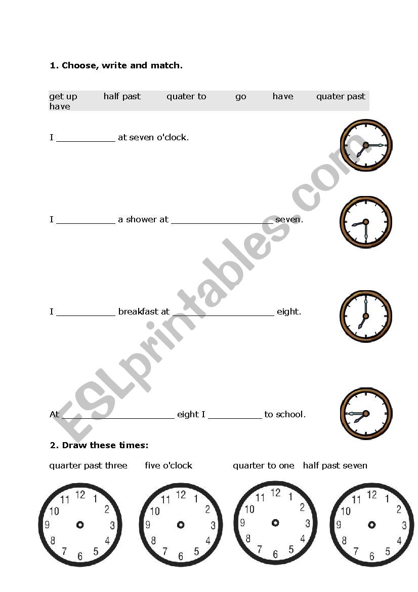 happy street 2_unit 7 worksheet