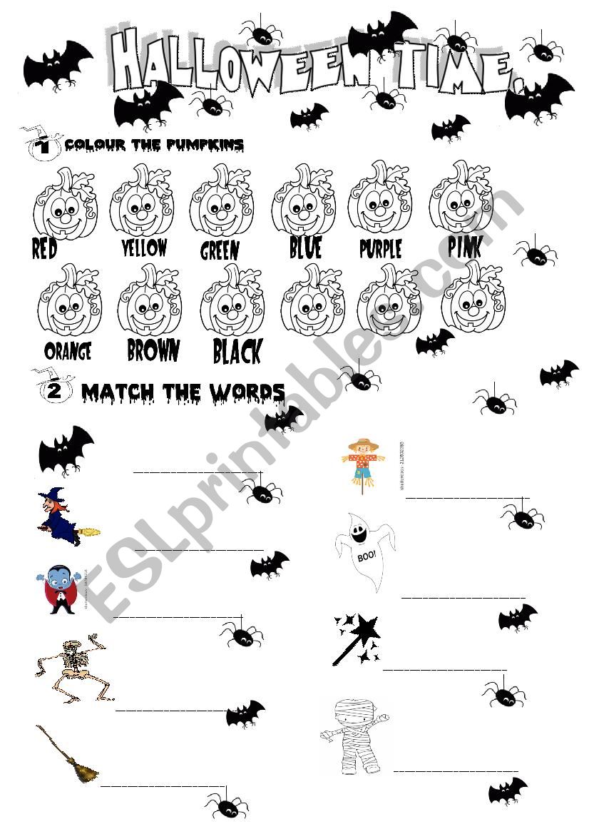 HALLOWEEN worksheet