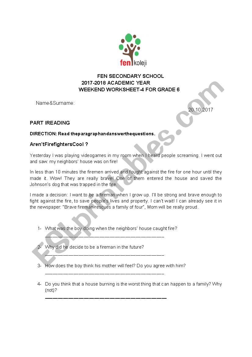 6th grade worksheet worksheet