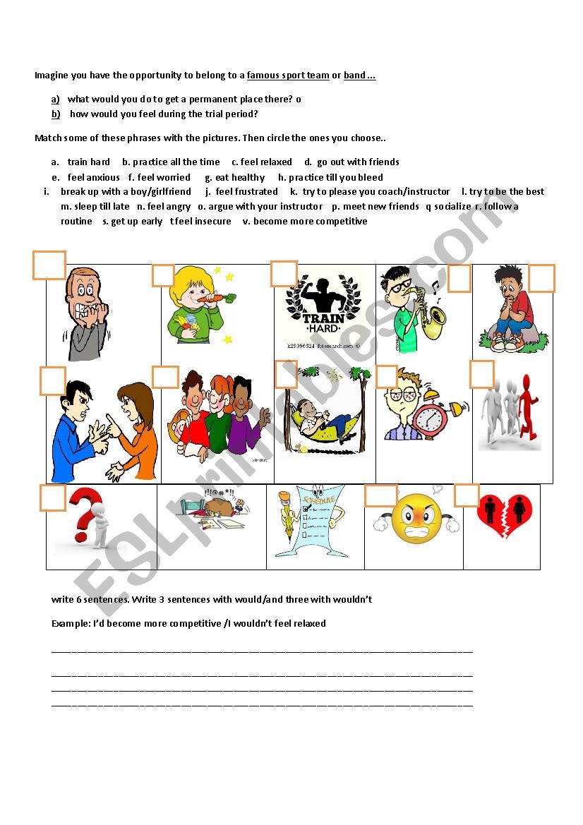 Whiplash worksheet