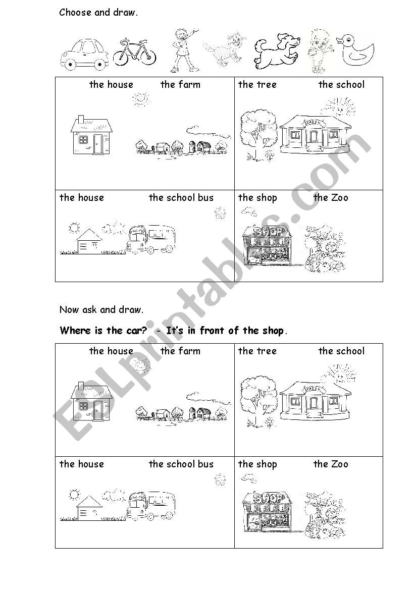 preposition speaking worksheet