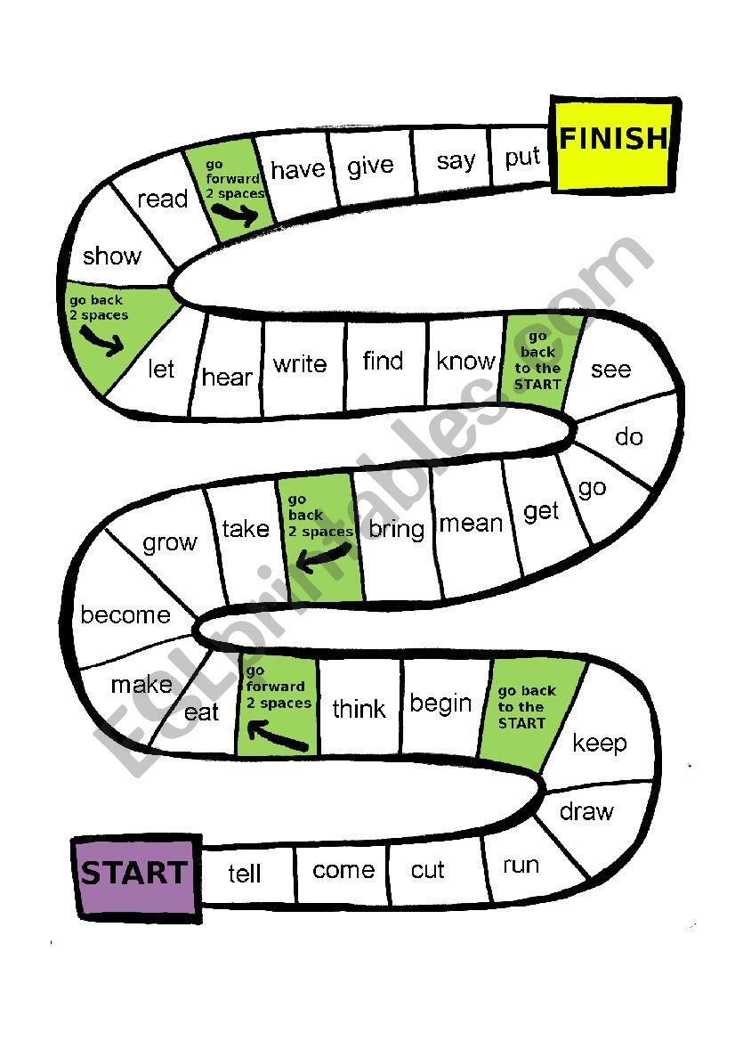 Irregular verbs worksheet