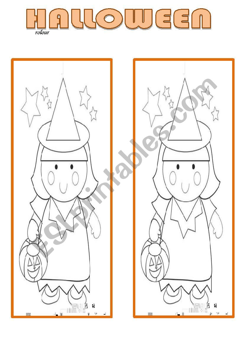 Halloween worksheet