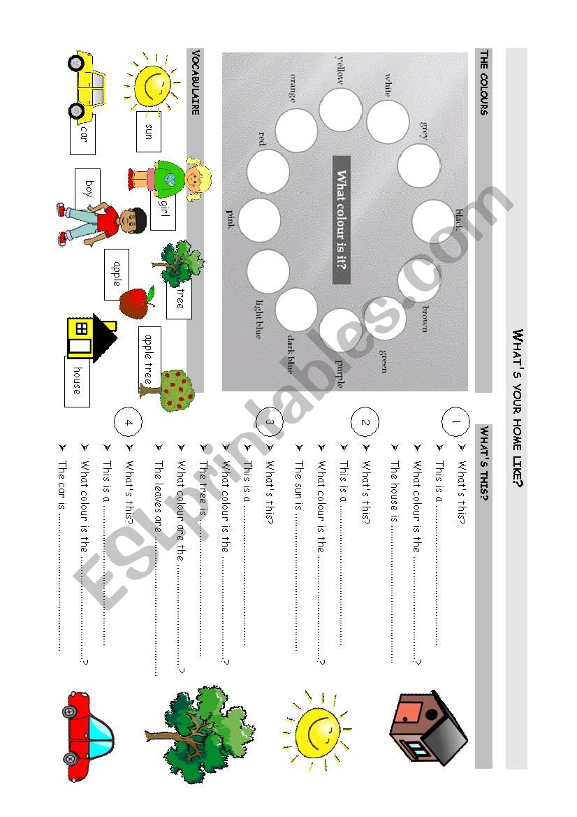 What´s your home like? worksheet What´s your home like? worksheet