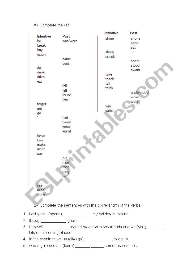 KIDS 5 ACTIVITIES worksheet