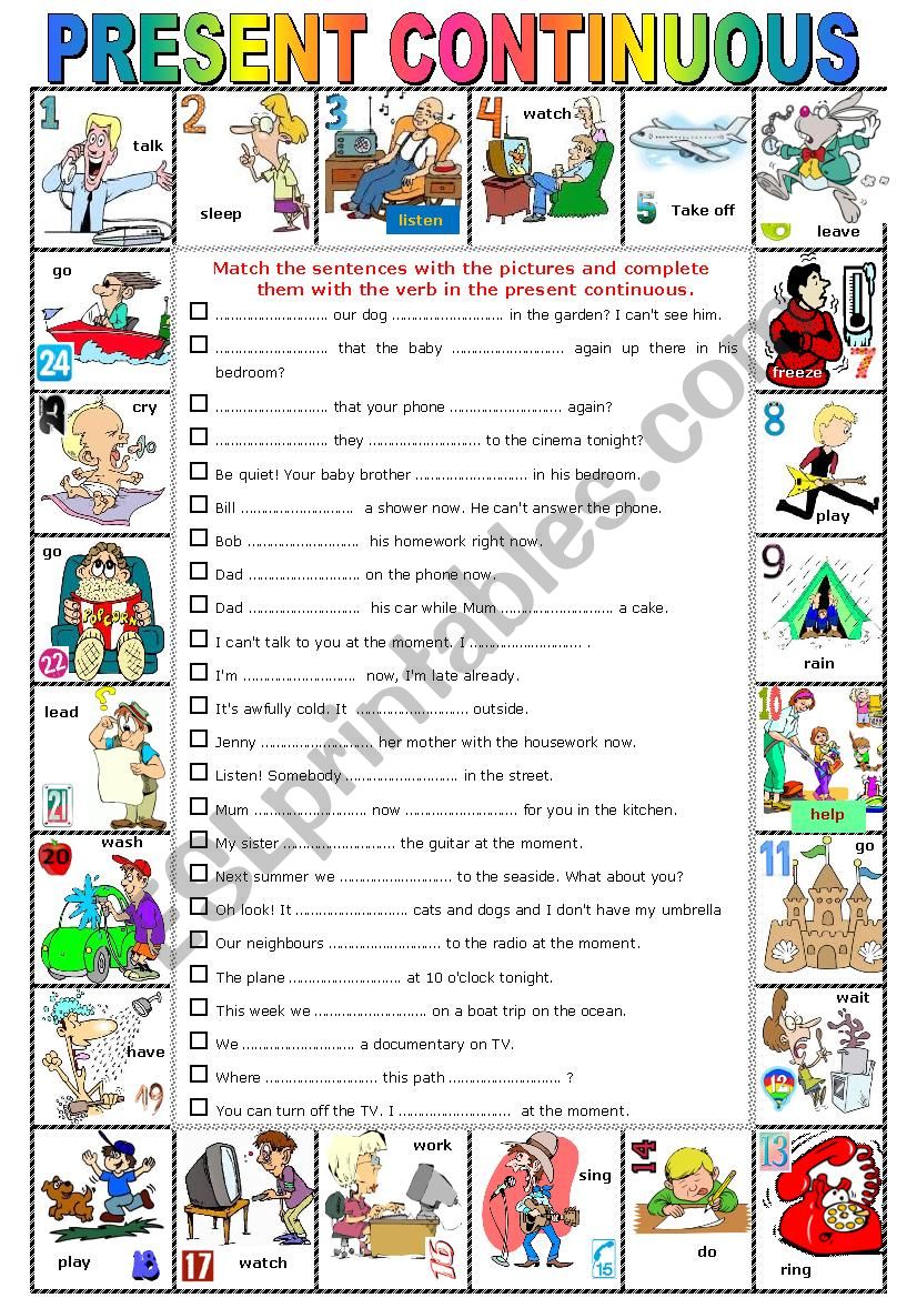 EASTER plus Present Continuous BOARD GAME + key (3 pages) - ESL worksheet  by Larisa.