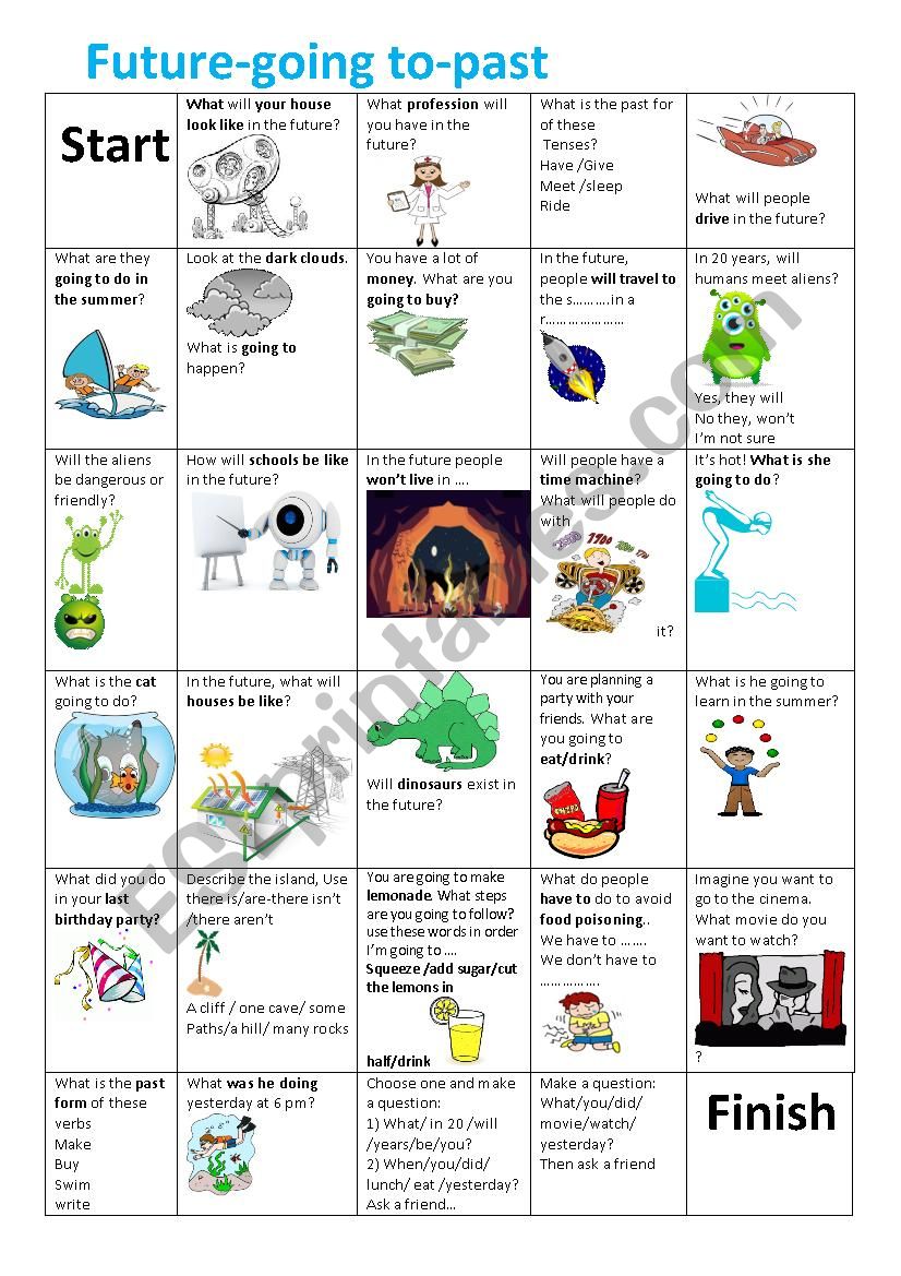 board game revision worksheet