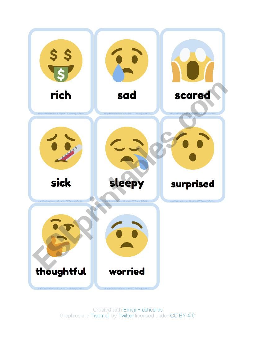 Total 66 Imagen Feelings Flashcards Emojis Viaterra M vrogue.co