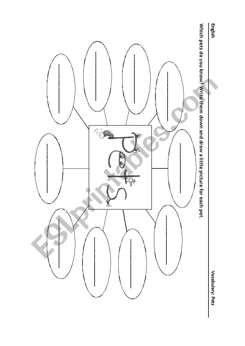 Pets worksheet