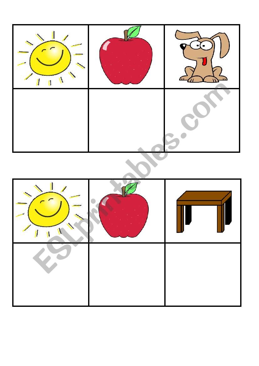 CVC MATS worksheet